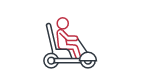 Ikona wózka inwalidzkiego